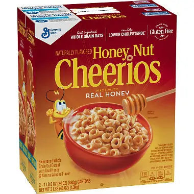 Honey Nut Cheerios Cereal (24 Oz. Box, 2 Pk.)