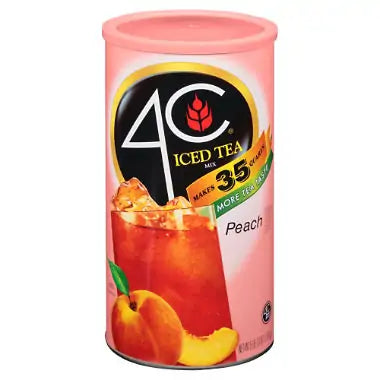 4c Iced Tea Mix, Peach (87.9 Oz)