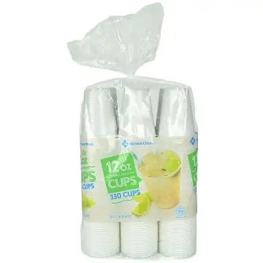 Member's Mark Translucent Plastic Cups (12 Oz., 330 Ct.)