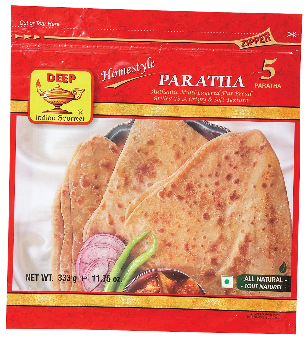 Deep Home Style Paratha 5 Pcs