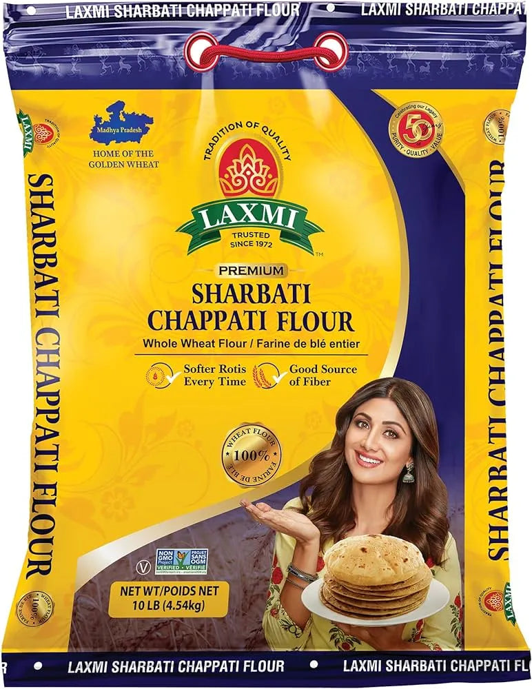 Laxmi Sharbati Chapati Flour Atta 10LB