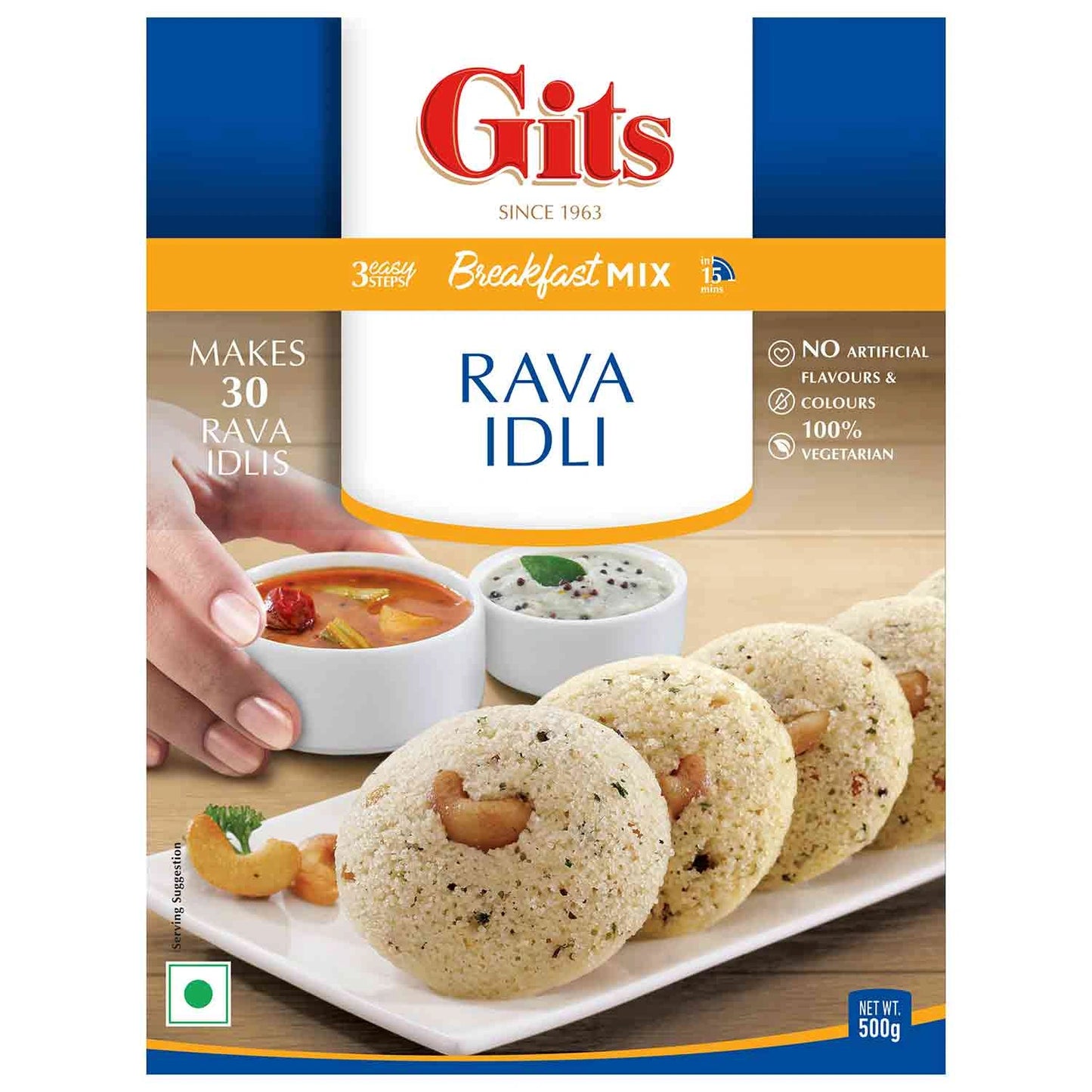 Gits Rava Idli Mix - 17.5 OZ (500 GM)
