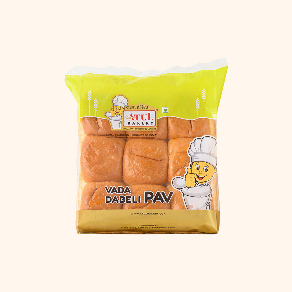 Atul Bakery Vada Dabeli Pav 9pcs