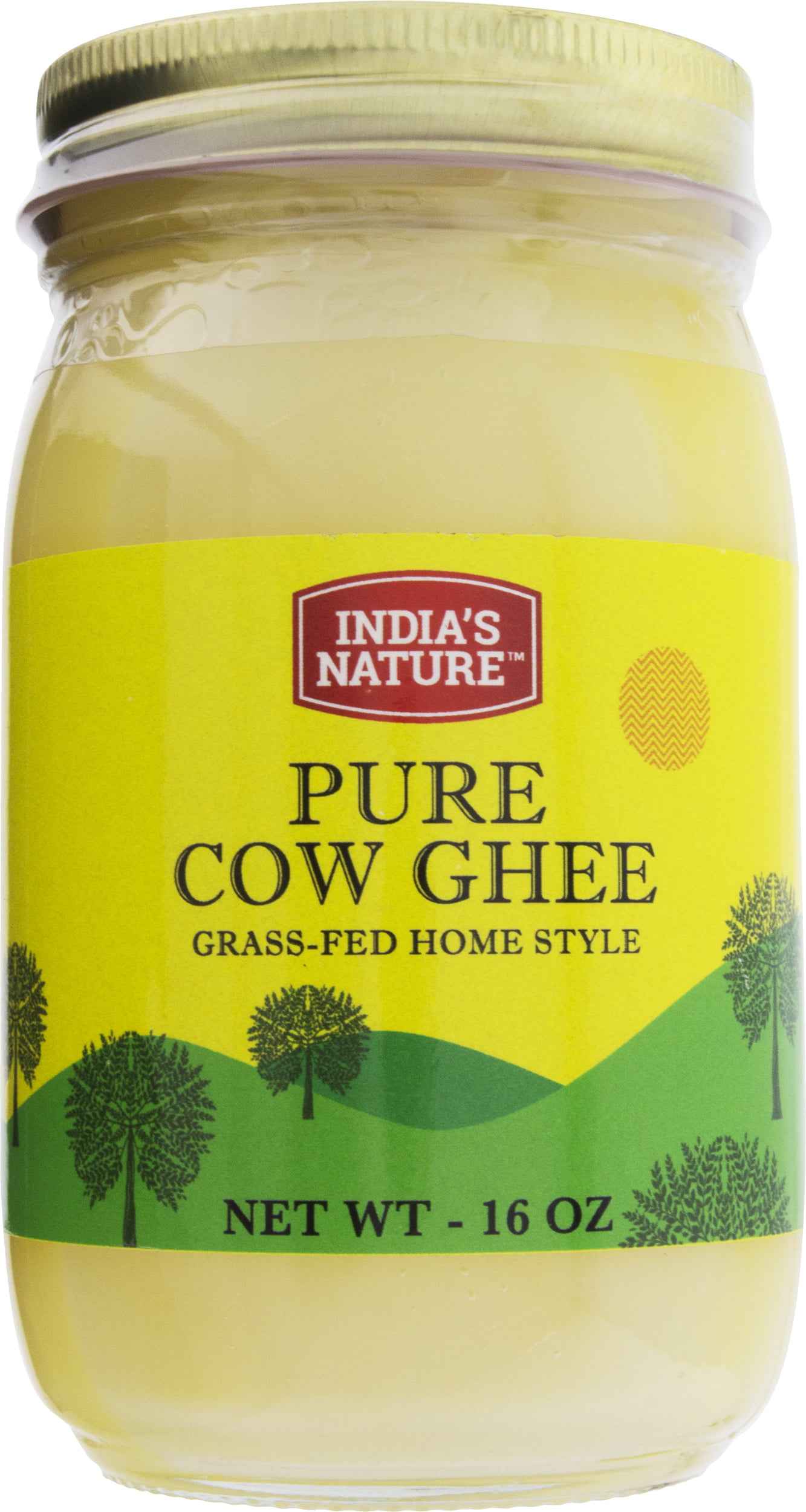India's Nature Pure Cow Ghee 16 OZ