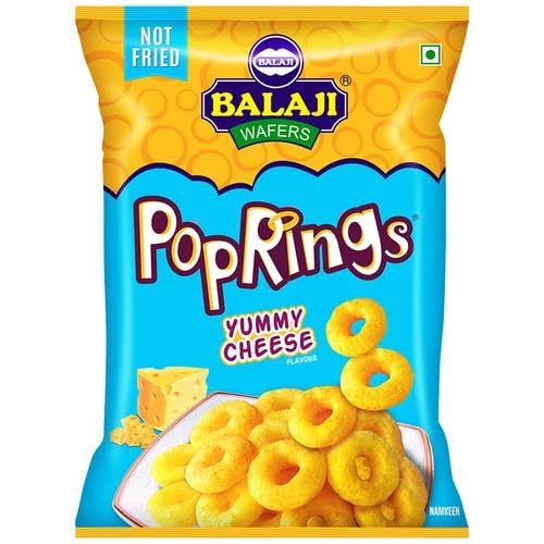 Balaji Yummy Cheese Poprings (45g)