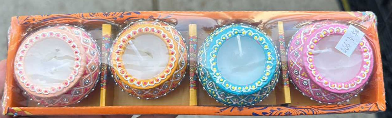 Diwali candles