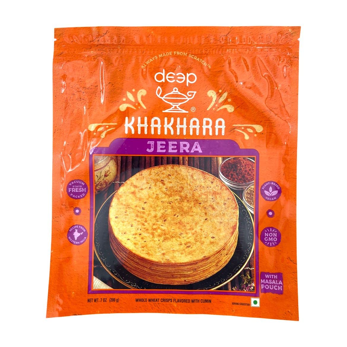 Deep Jeera Khakhra - 7 Oz