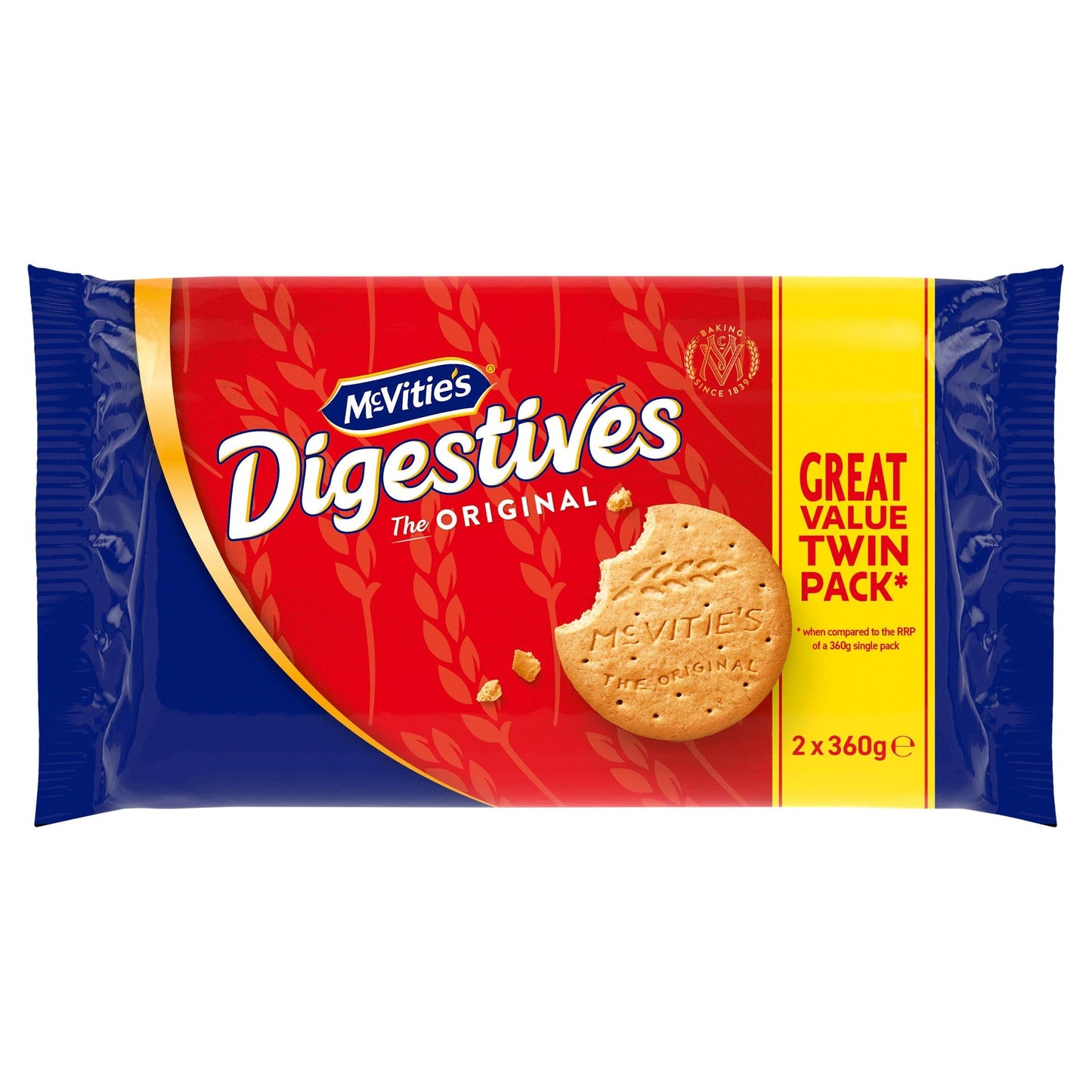 Digestive Original Great Value Twin 720Gm