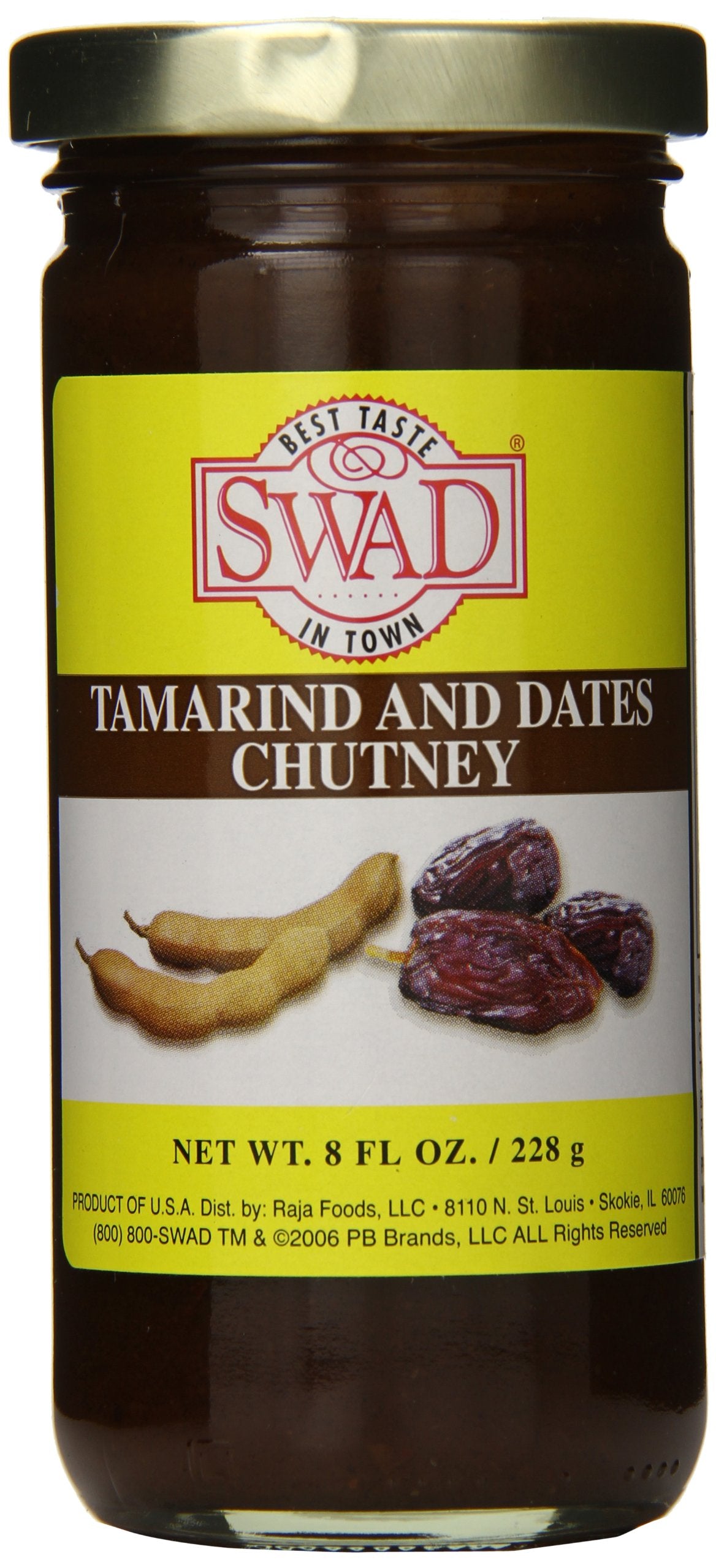 Swad Tamarind And Dates Chutney 8 OZ