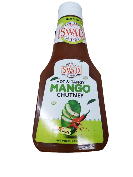 Swad Hot And Tangy Mango Chutney (465G 16.4Oz)