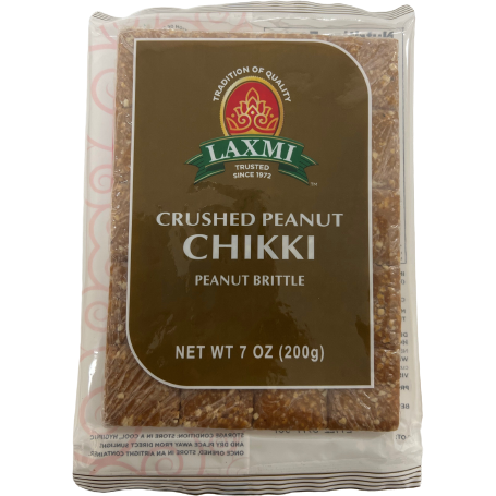 Laxmi Crushed Peanut Chikki (200g 7Oz)