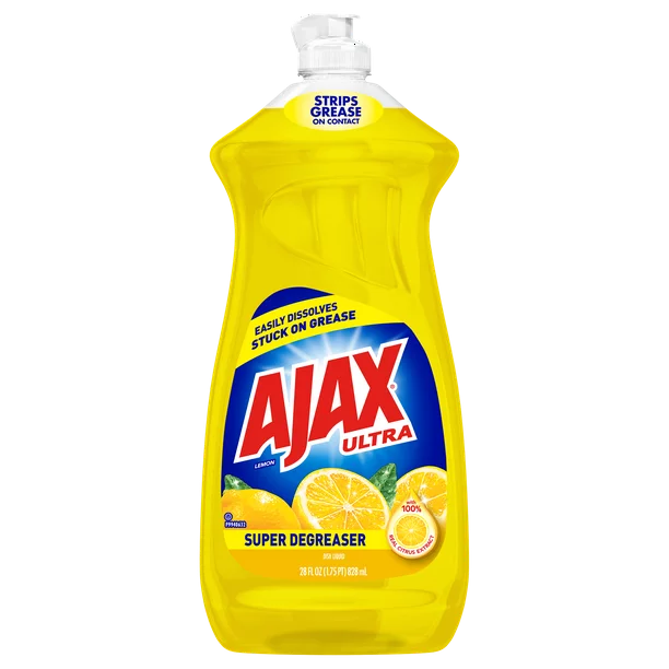 AJAX lqd Dish Soap, Lemon Scent, 28 Fluid Ounce