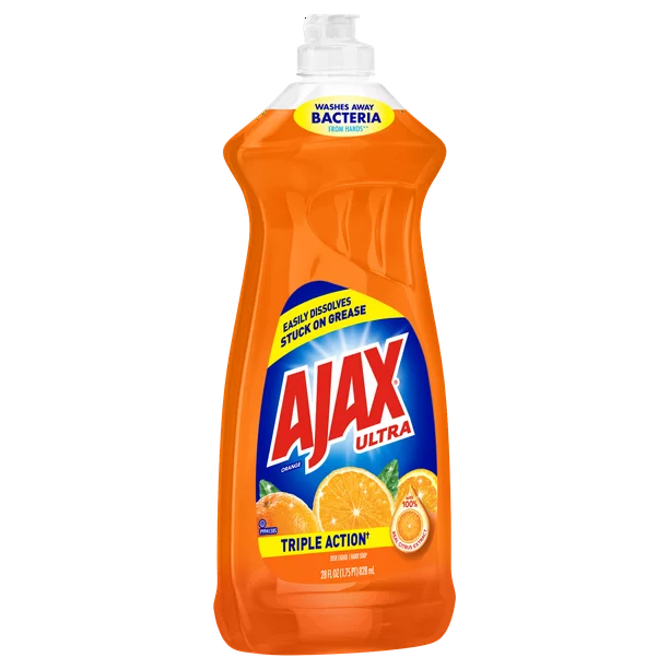 Ajax 28 oz. Bottle Orange Scent Liquid Dish Detergent