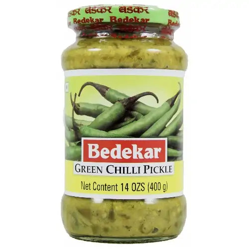 Bedekar Green Chilli Pickle 14 Oz