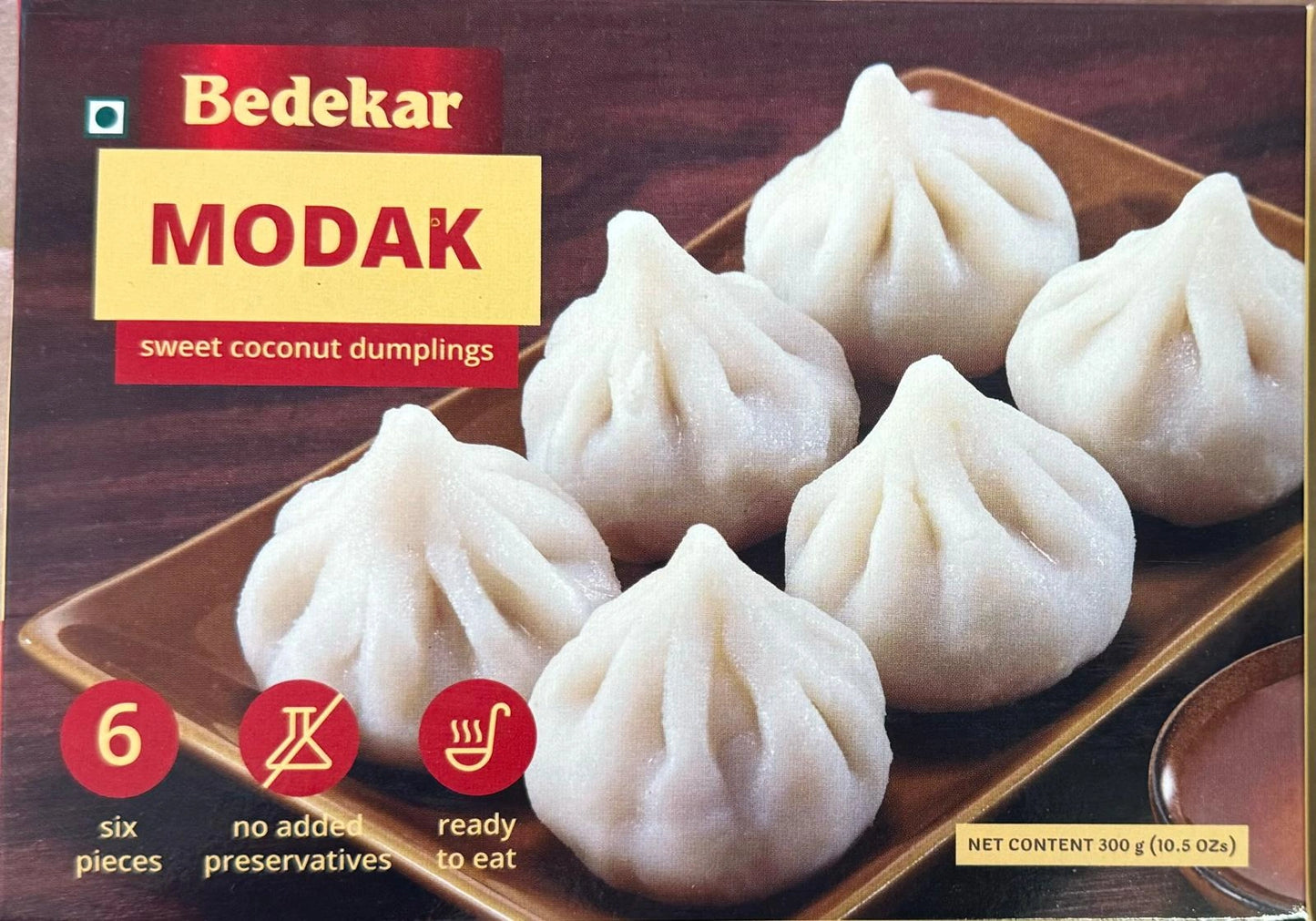 Bedekar Frozen Modak - 6 PCS (300 GM)