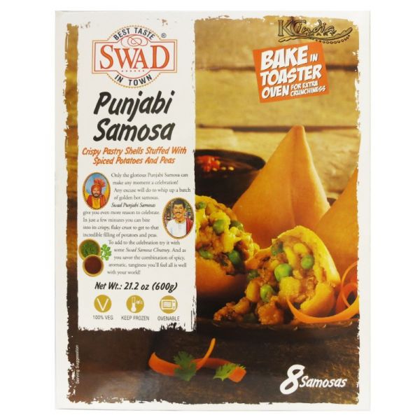 Swad Punjabi Samosa 8 pcs (600g 21.2Oz)