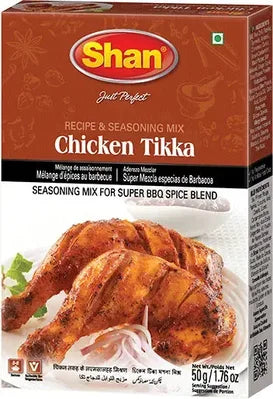 Shan Chicken Tikka (Barbeque) Masala 50 gm box