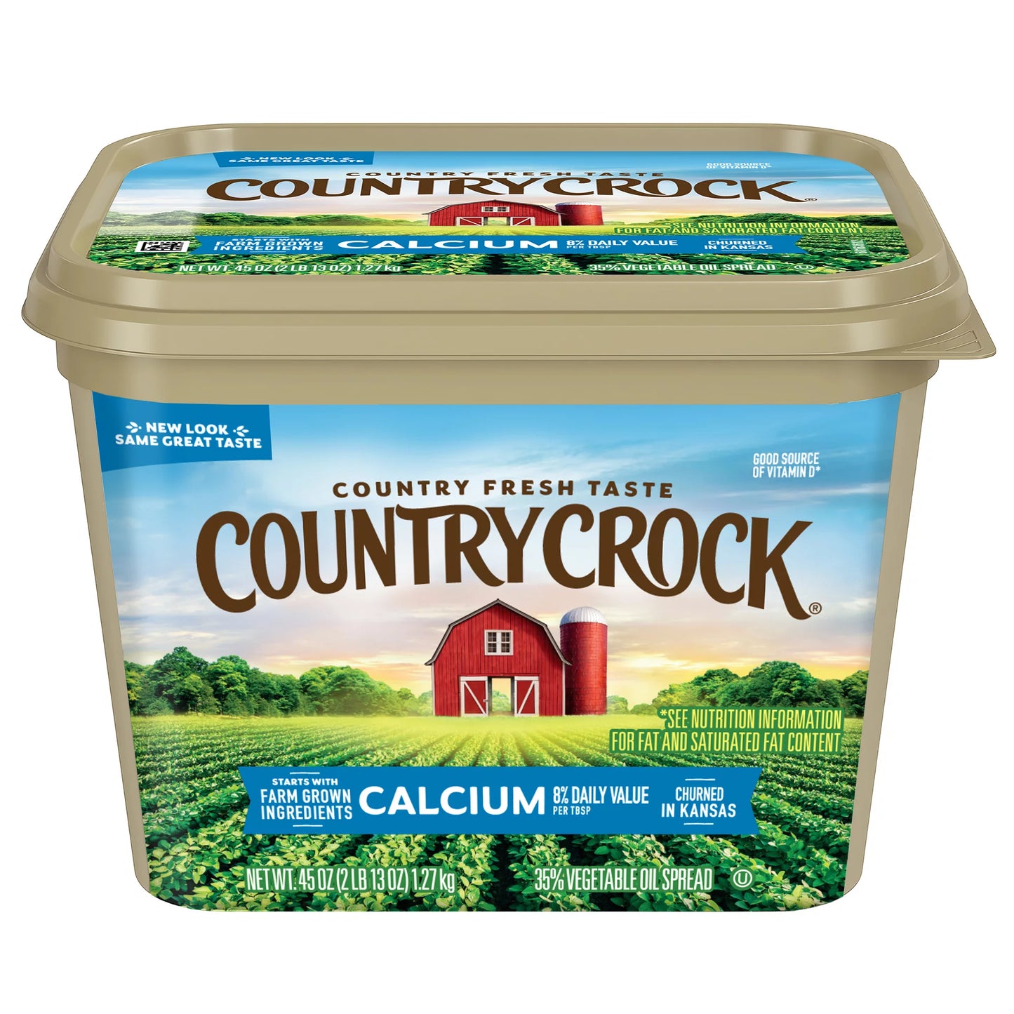 Country Crock Calcium Spread Tub, 45 oz