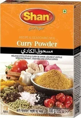 Shan Curry Powder Spice Mix 100 gm box