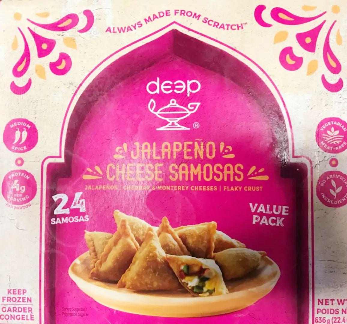 Deep Jalapeno Cheese Samosa - 24 Pcs