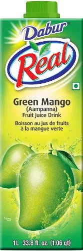 Dabur Real Green Mango (Aampanna) Juice - 1 LTR
