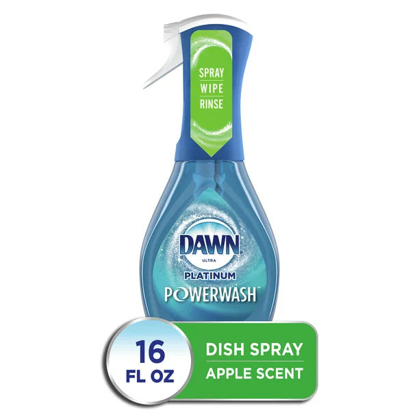 Dawn Spray Dish Soap, Apple Scent, 16 Ounce