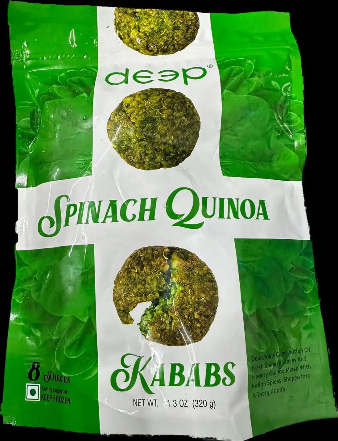 Deep Spinach Quinoa Kababs (11.3 OZ-320 GM)