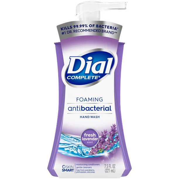 Dial Complete Antibacterial Foaming Hand Wash, Fresh Lavender, 7.5 fl oz