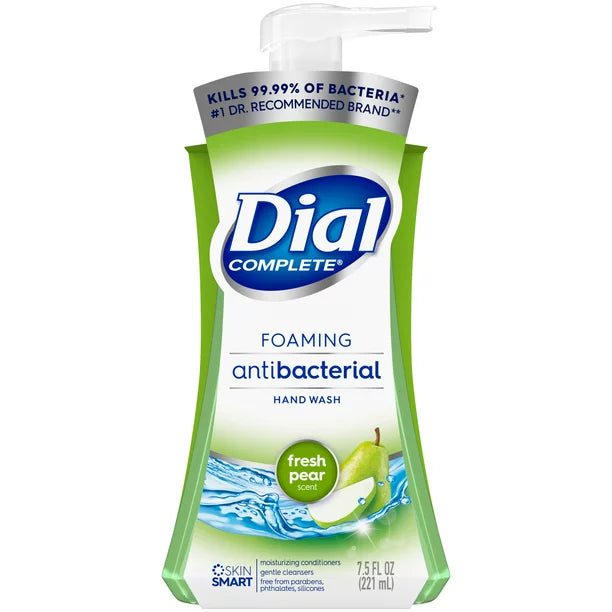 Dial Complete Antibacterial Foaming Hand Wash, Fresh Pear, 7.5 fl oz