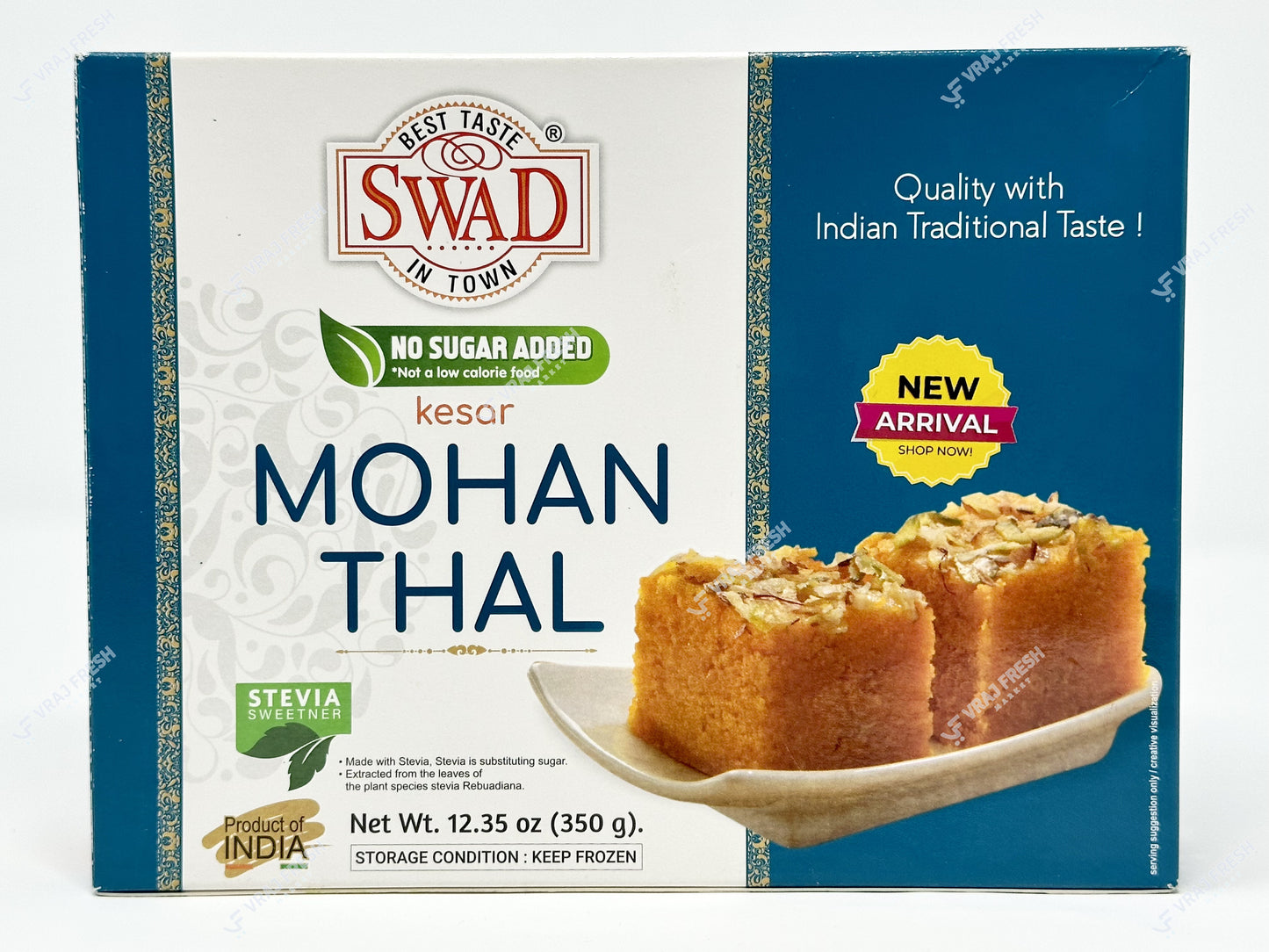Swad Mohanthal - No Sugar Added (350g 12.35Oz)