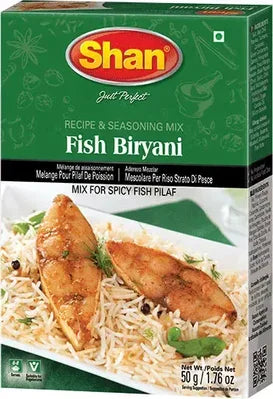 Shan Fish Biryani Spice Mix 50 gm box