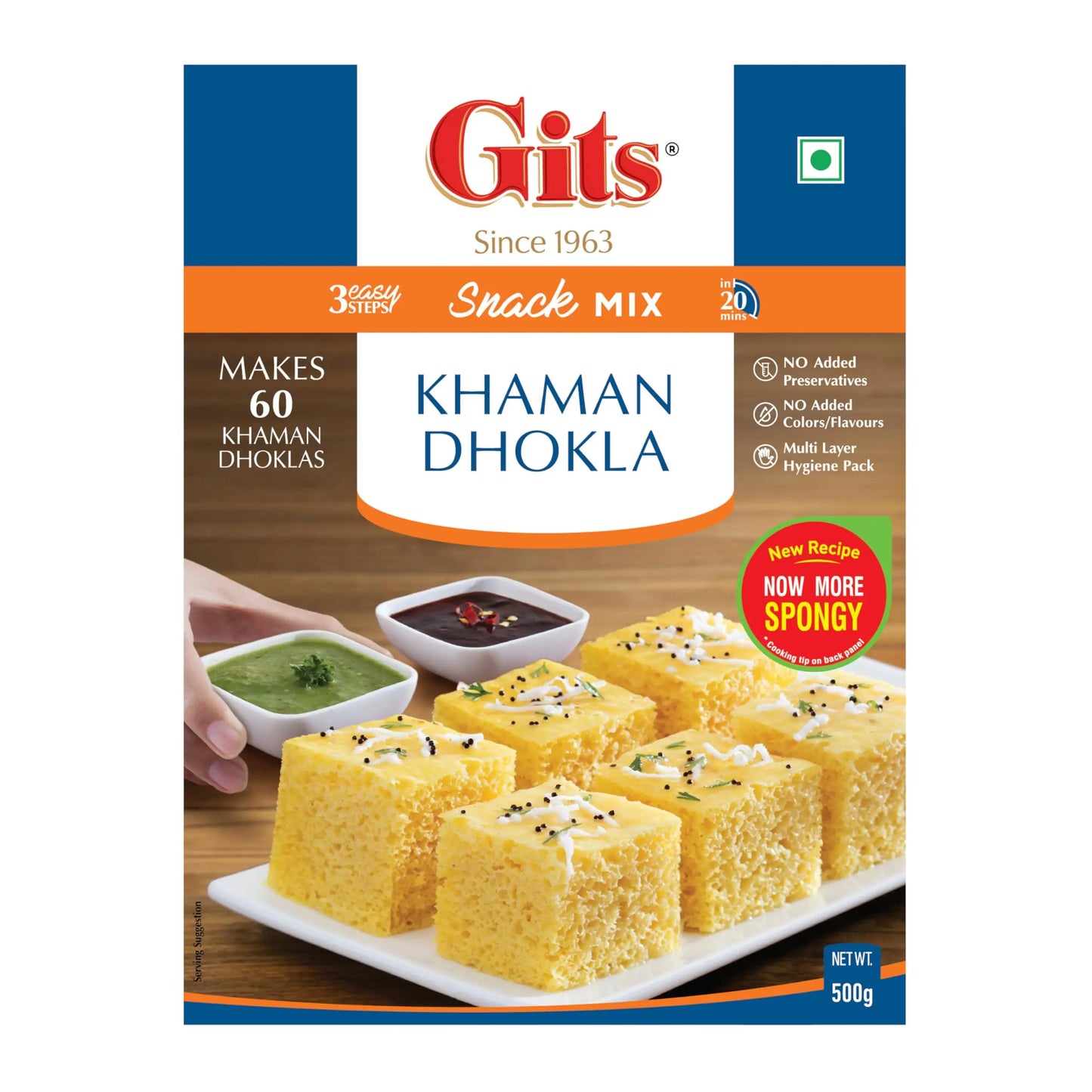 Gits Khaman Dhokla Mix - 17.5 OZ (500 GM)