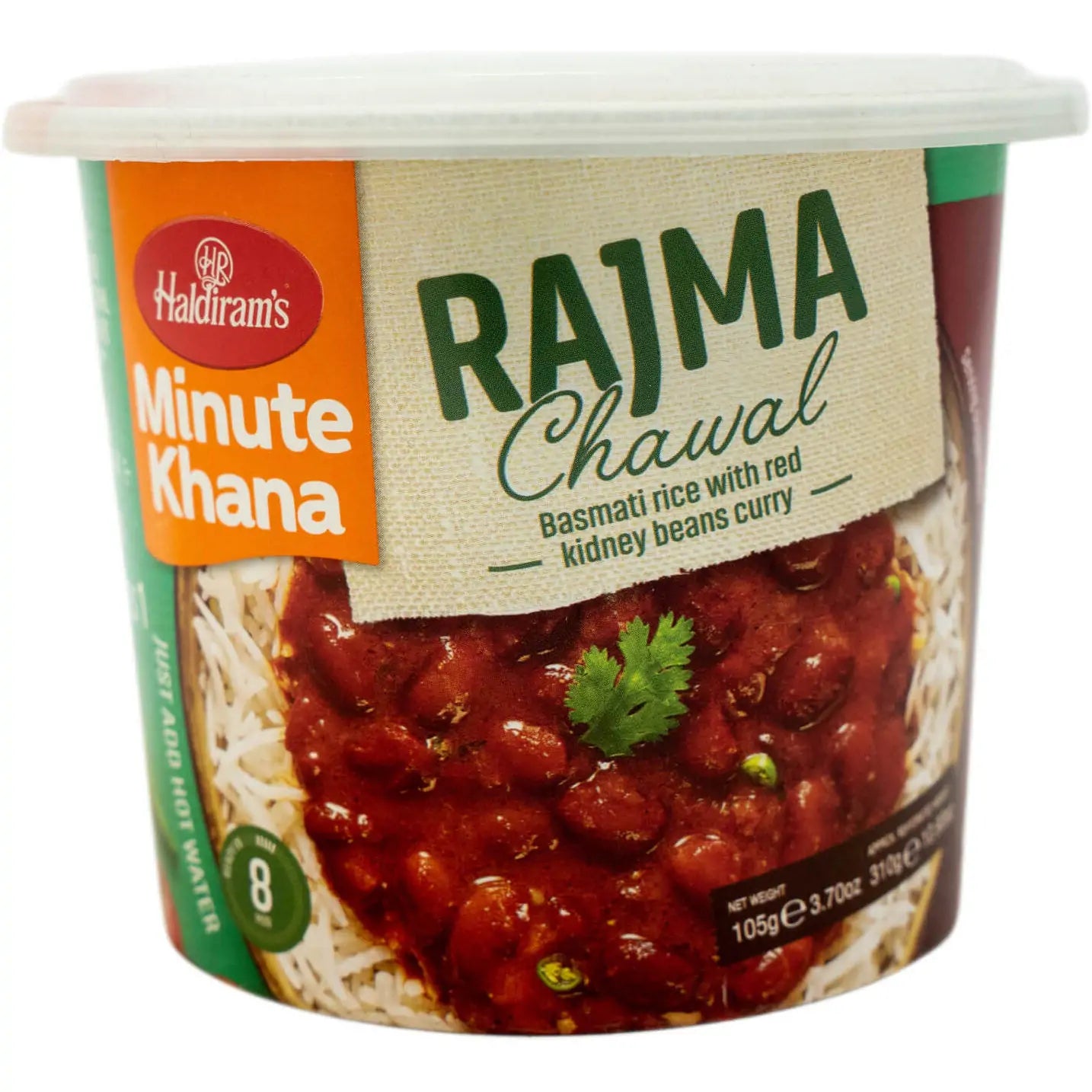 Haldiram's Minute Khana Rajma Chawal CUP - 3.7 OZ (105 GM)