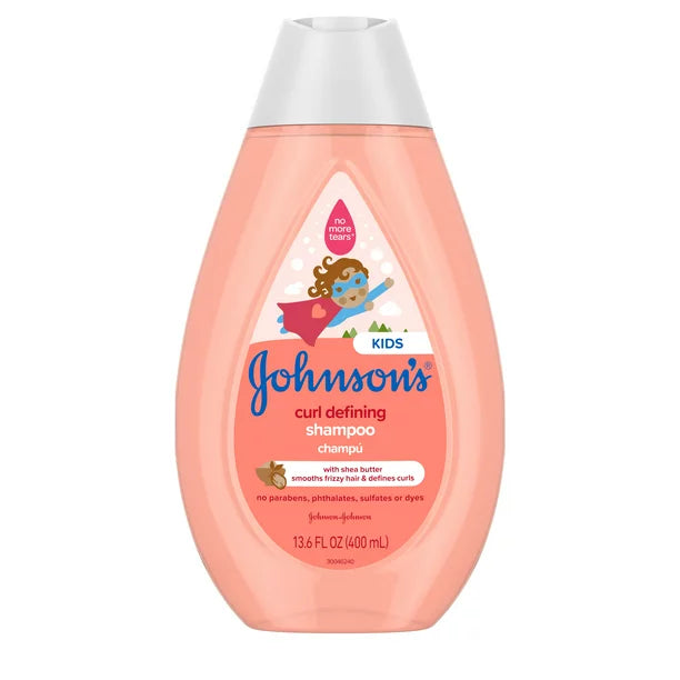 Johnson's Curl-Defining Kids' Shampoo with Shea Butter, 13.6 fl. oz