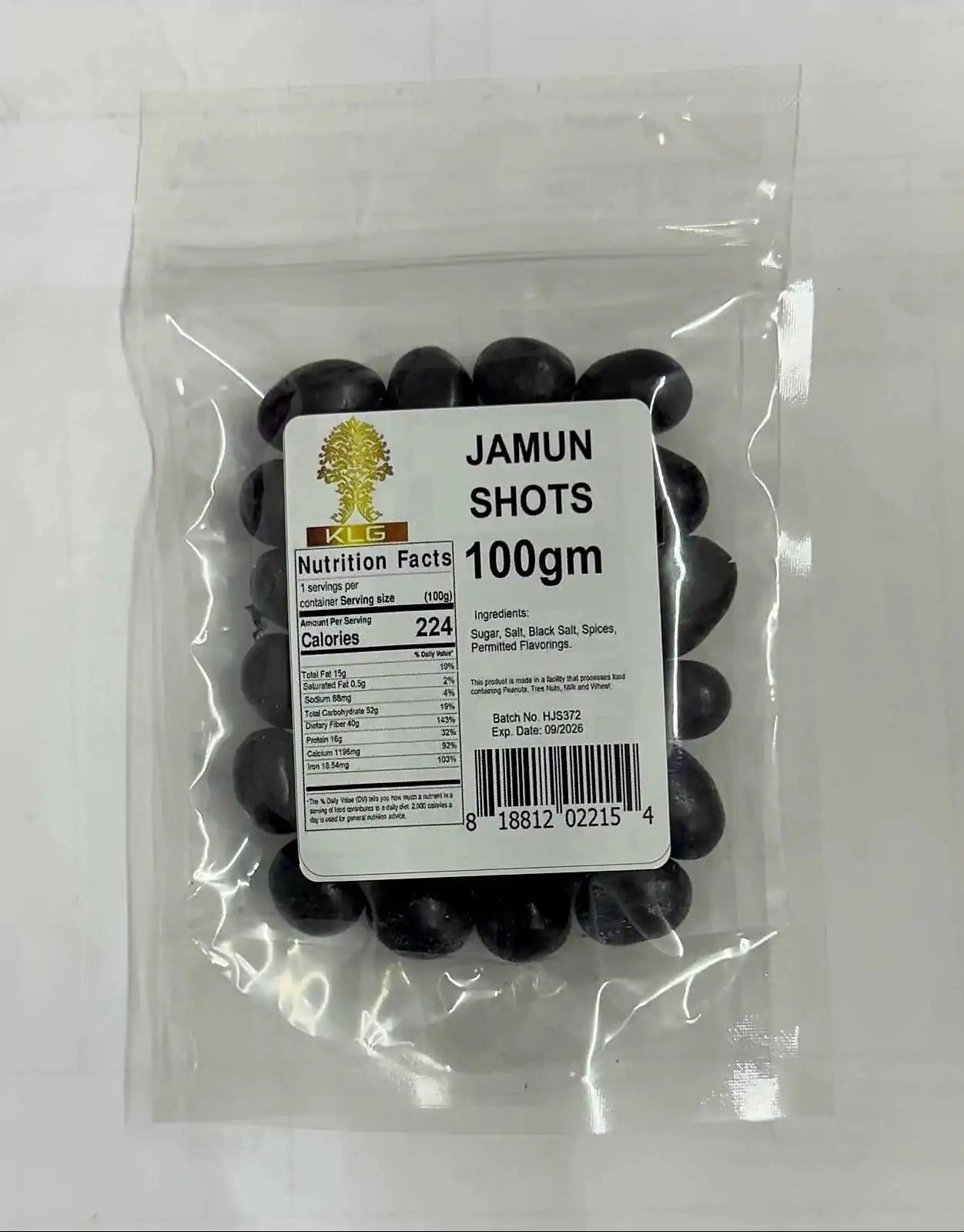 KLG Jamun Shots - 100 GM