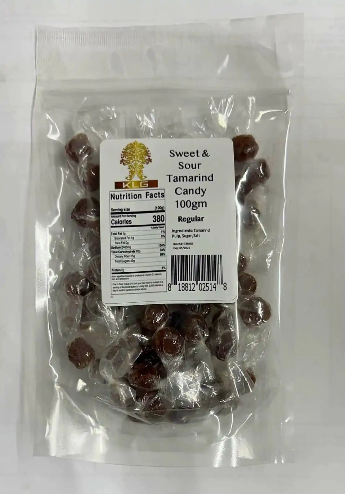 KLG Sweet & Sour Tamarind Candy - 100 GM