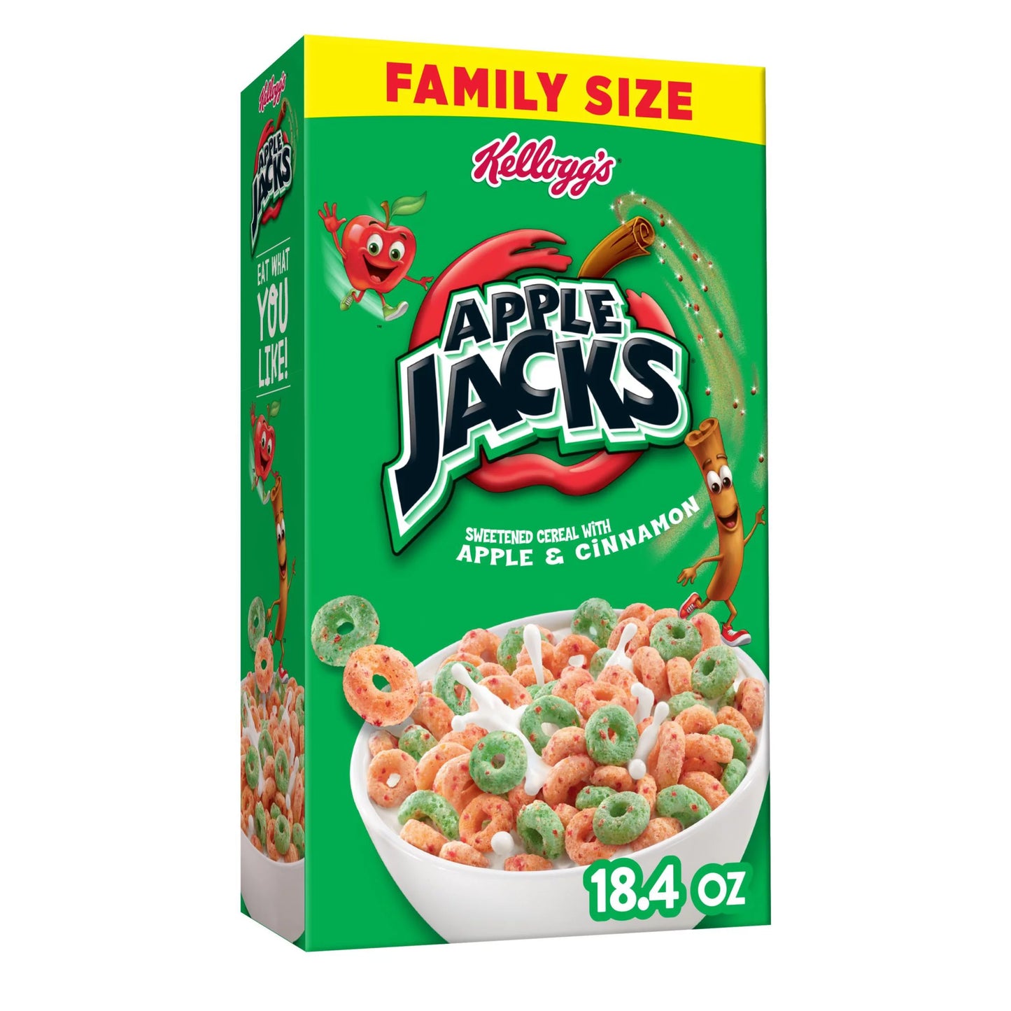 Kellogg's Apple Jacks Cold Breakfast Cereal, Original, 18.4 oz