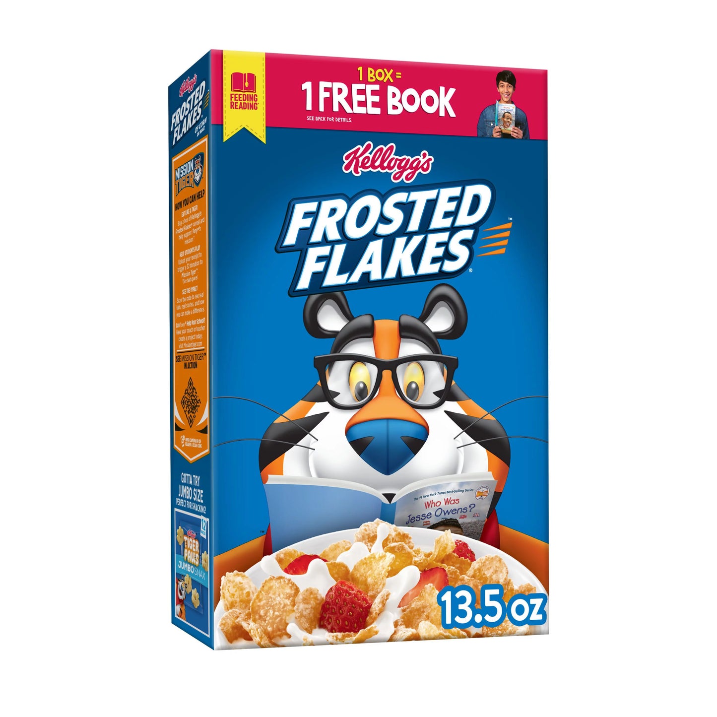 Kellogg's Frosted Flakes Breakfast Cereal, Original, 13.5 Oz, Box