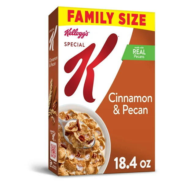 Kellogg's Special K Breakfast Cereal, Cinnamon and Pecan, 18.4 oz
