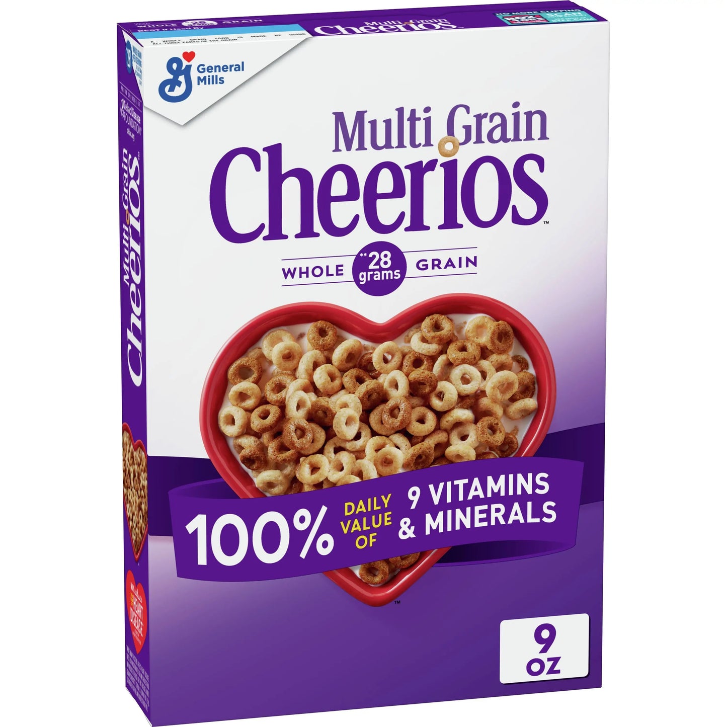 Multi Grain Cheerios Heart Healthy Cereal, 9 OZ Cereal Box