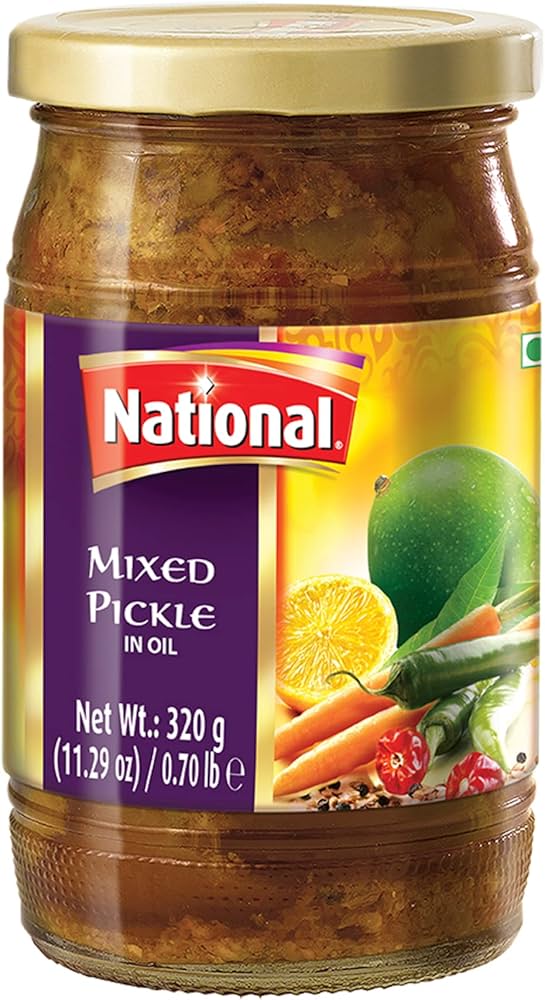 National Mixed Pickle (In Oil) - 11.29 Oz (320 Gm)
