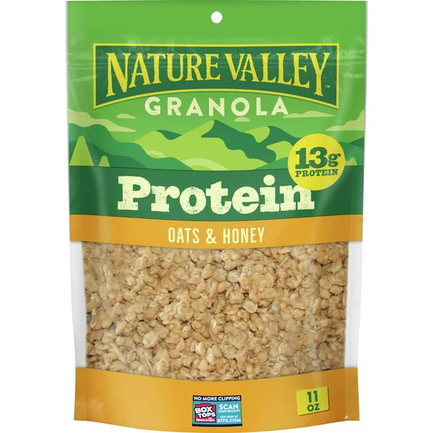 Nature Valley Granola, Protein, Oats and Honey, 11 oz pouch