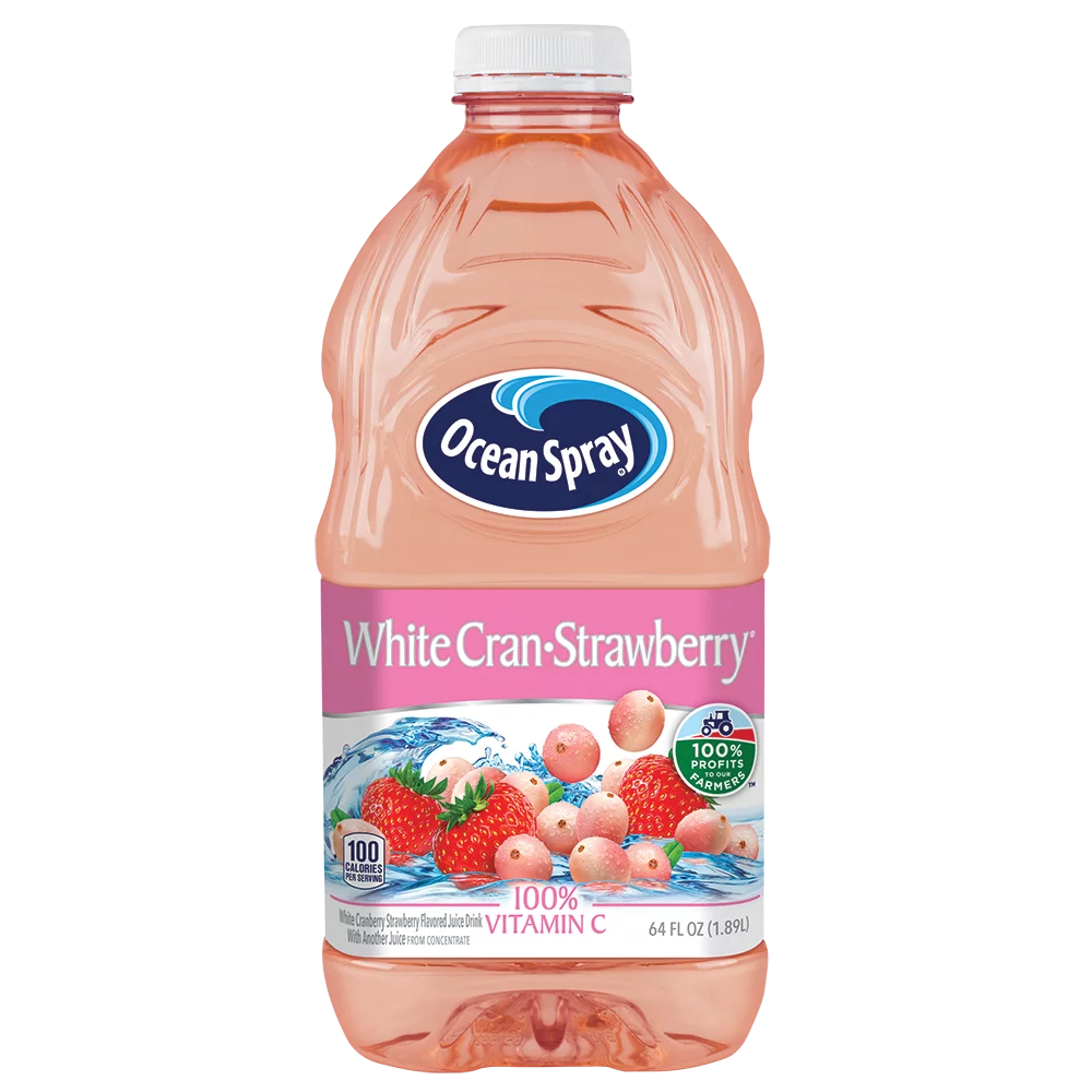 Ocean Spray White Cranberry Strawberry Juice, 64 Fl. Oz.