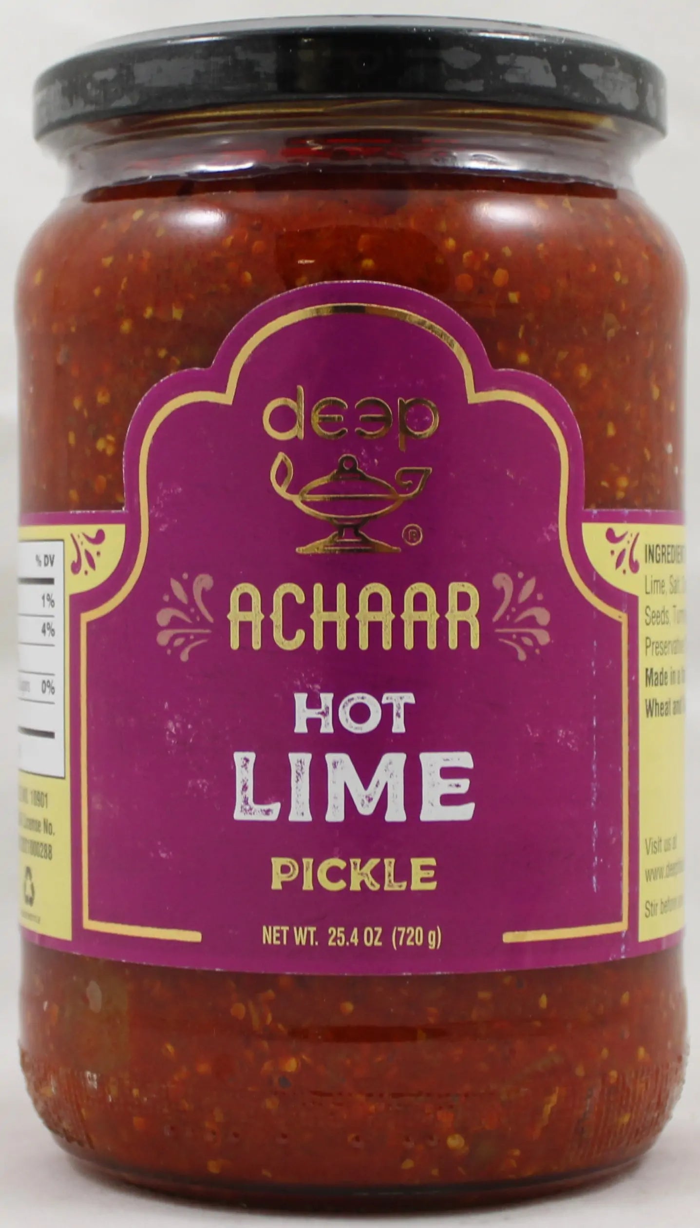 Deep Hot Lime Pickle - 720 GM