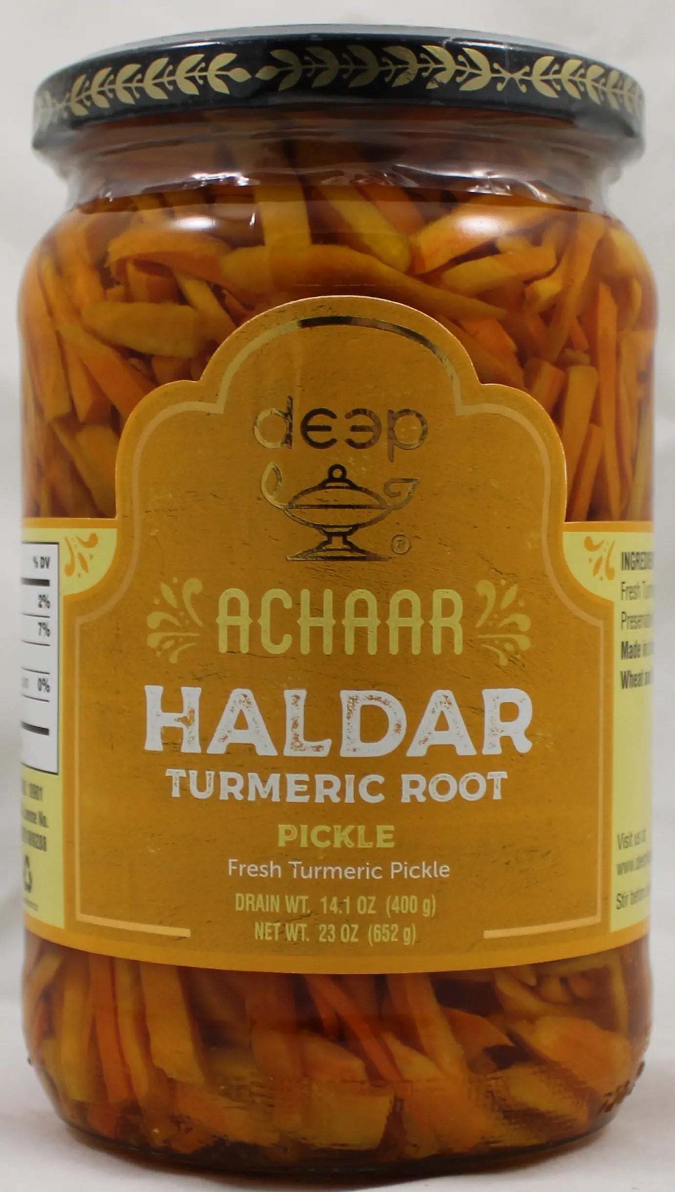 Deep Haldar (Turmeric Root) Pickle - 652 GM