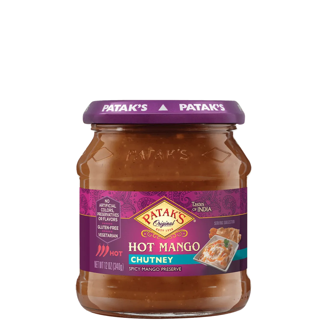 Patak'S Mango Chutney (HOT) - 12 OZ