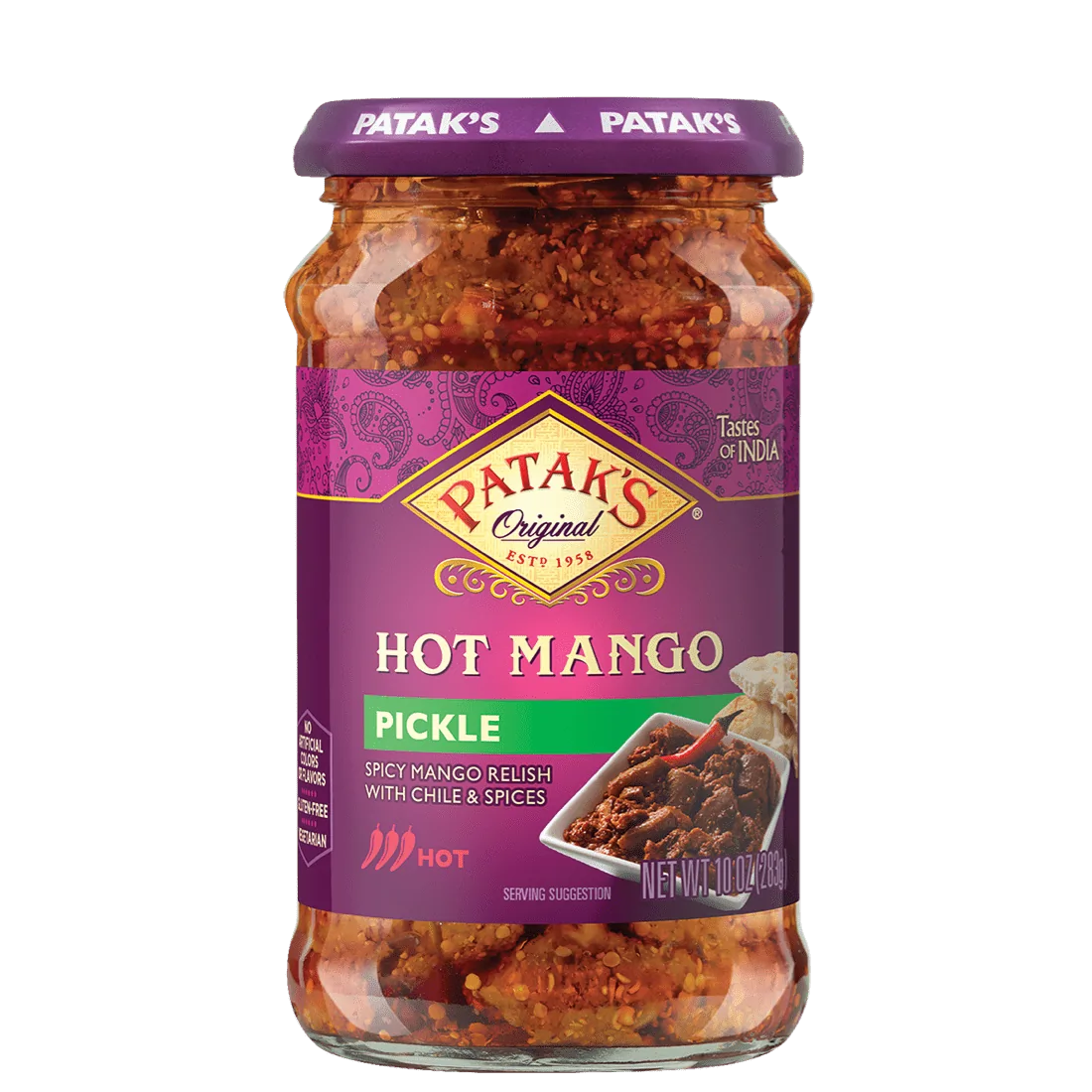 Patak'S Mango Pickle (HOT) - 10 OZ