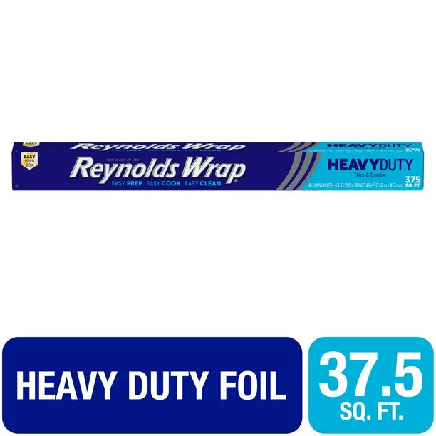 Reynolds Wrap Aluminum Foil, Heavy Duty, 18 inch, 37.5 Square Feet