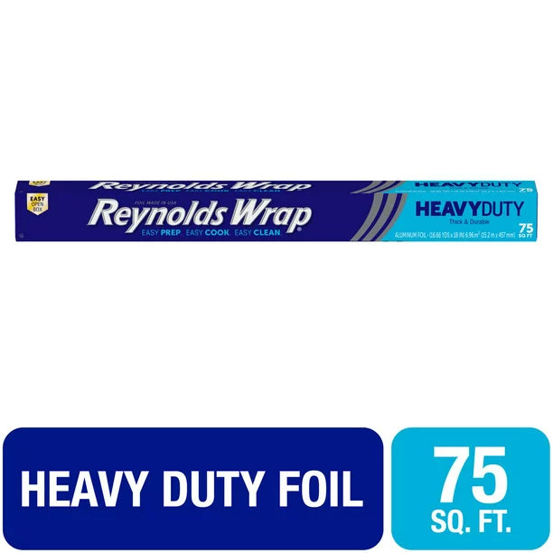 Reynolds Wrap Aluminum Foil, Heavy Duty, 75 Square Feet