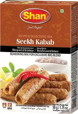 Shan Seekh Kabab Spice Mix 50 gm box